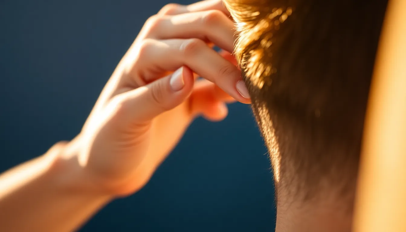 将来の可能性に溢れた若い男性のポートレート