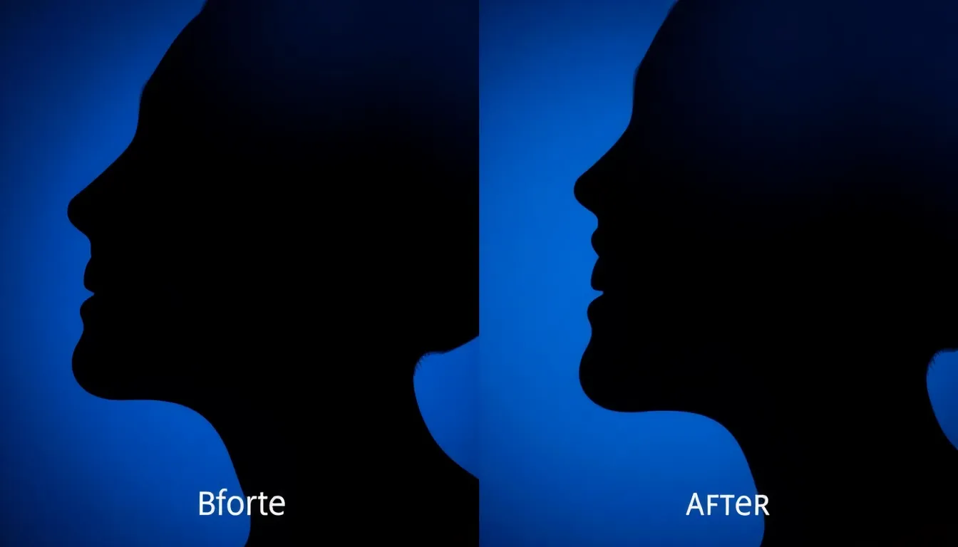 マウスピース矯正を確認する男性