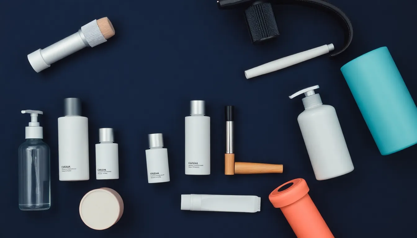 鏡の前で自分を整える男性