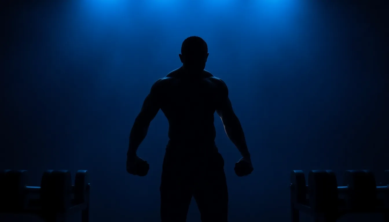 清潔感のある男性が鏡の前で微笑む様子