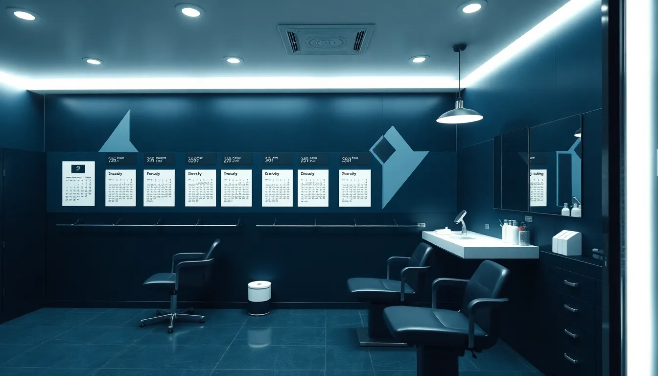 カレンダーを見つめる男性