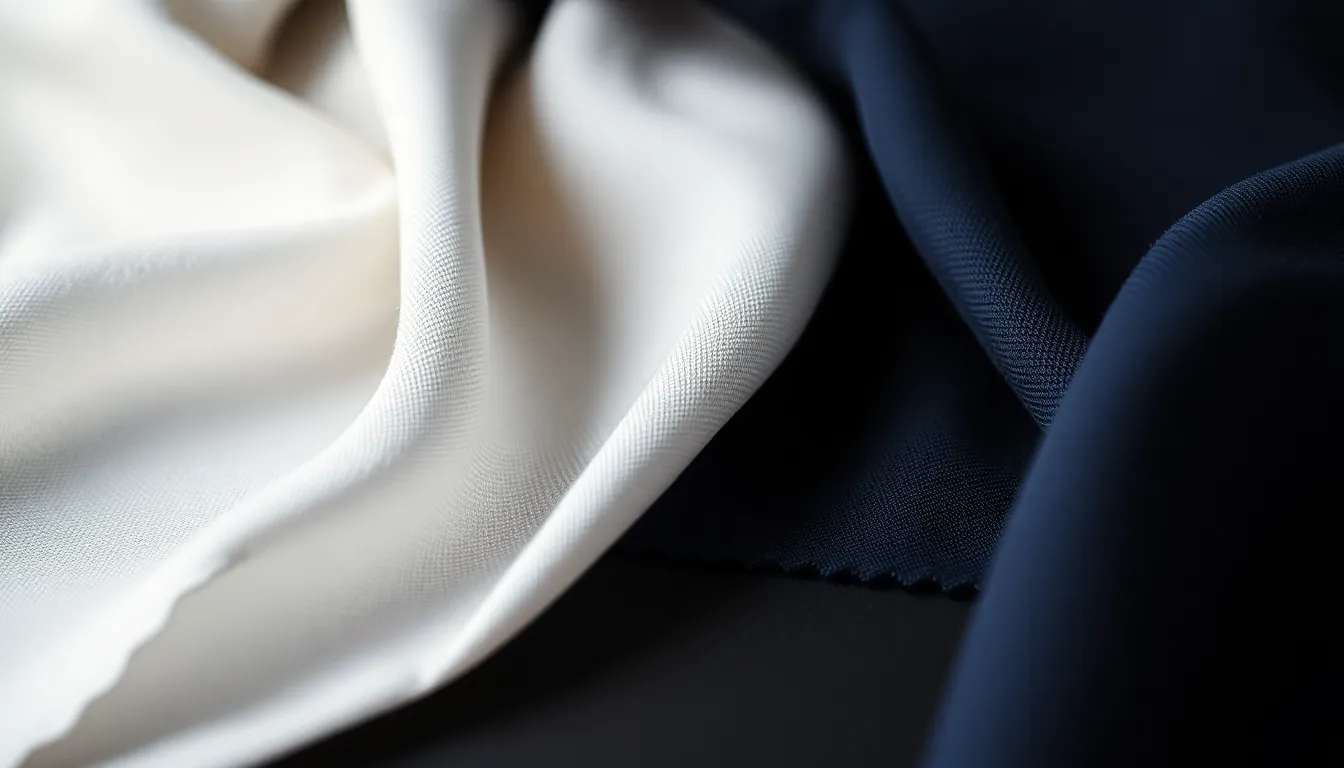 自分に似合う服の色を鏡の前で合わせる色黒の男性