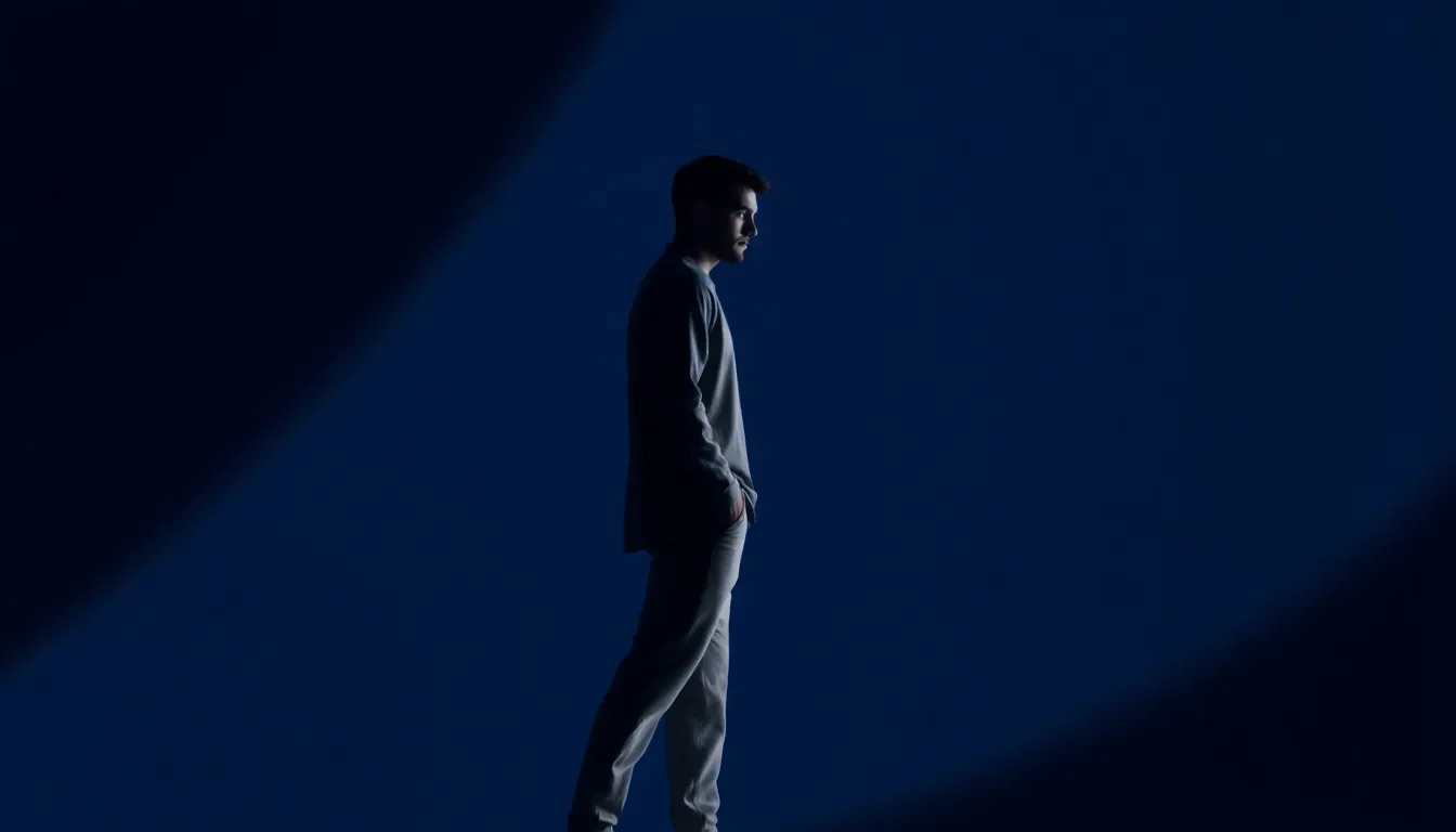 洗顔後にしっかりと保湿ケアを行う男性