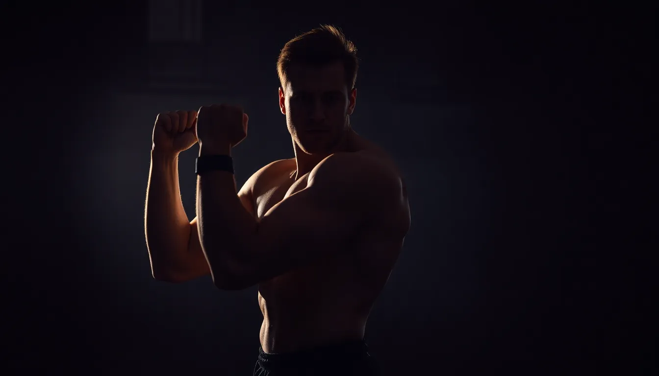 お洒落なカフェで横を向く男性の横顔