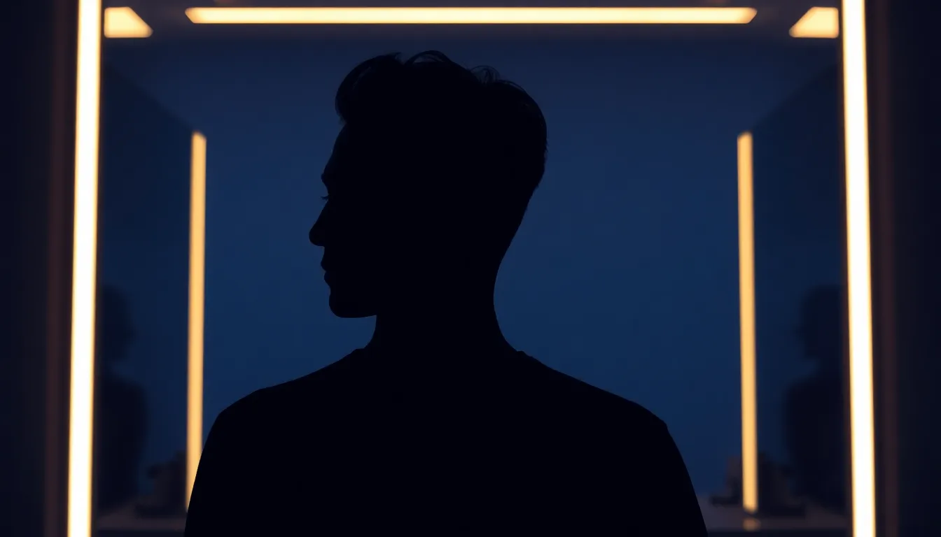 美容室でビジネスヘアに整える男性