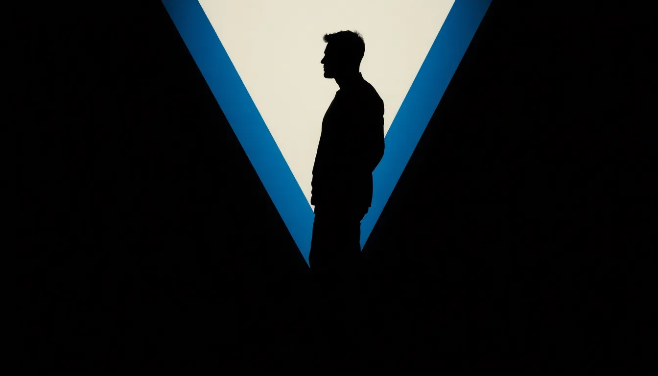 新しい服を試着して驚く男性