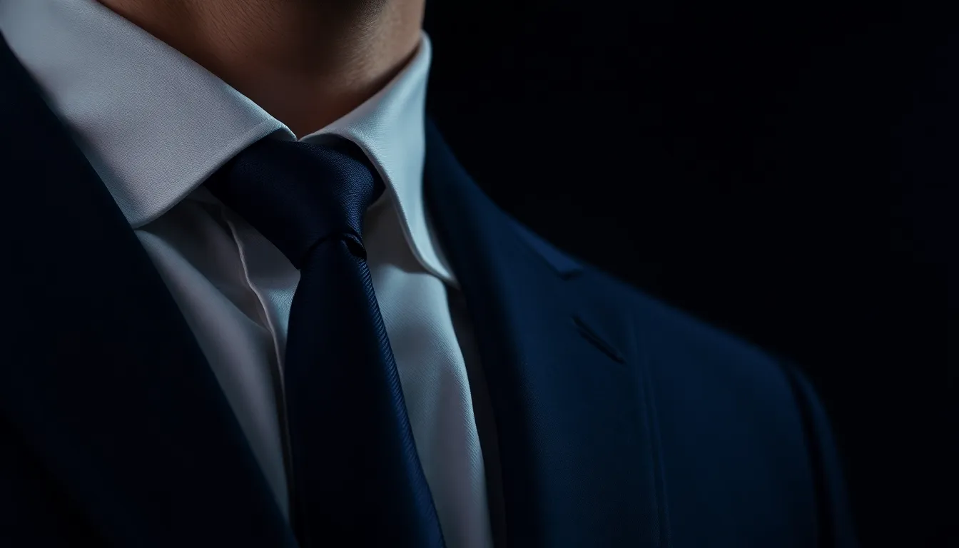 自分に似合うジャケットを着て自信に満ちた表情の男性